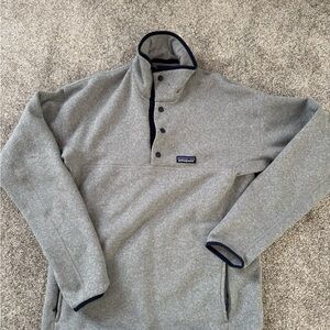 Patagonia Gray Fleece Pullover
